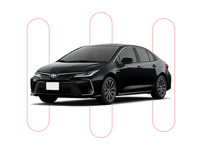 Toyota Corolla Preto Sedan Executivo — Itnerol