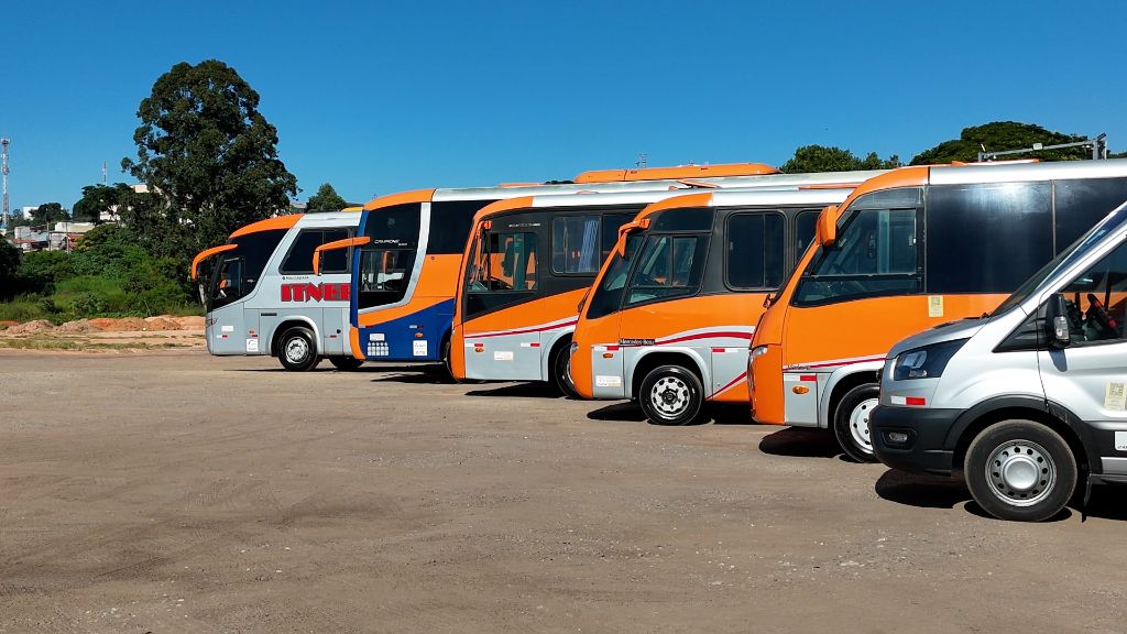 Frota completa Itnerol Transportes — ônibus e vans